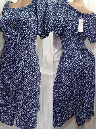 Платье Galina 574 navy - делук