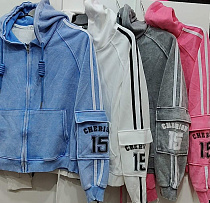 Кофта Спорт Lora LR954 l.blue - делук