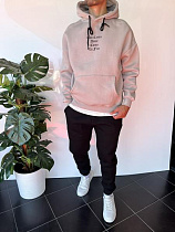 Худи Three Black 2336 beige - делук