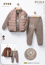 Костюм Спорт Meloria 3756 brown - делук