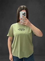 Футболка Elena&Vika 25073 green - делук