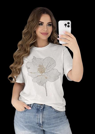 Футболка Levisha 25035 white - делук