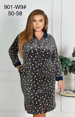 Халат Romeo Life RL901-W9 grey - делук