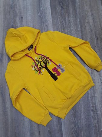 Худи No Brand 310282 yellow - делук