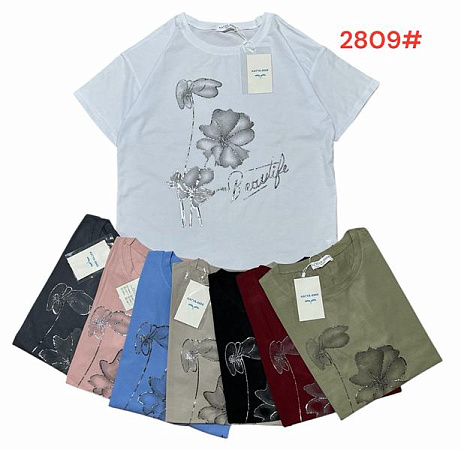 Футболка Peng 2809 mix - делук