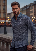 Рубашка Mary Poppins 7215 navy - делук