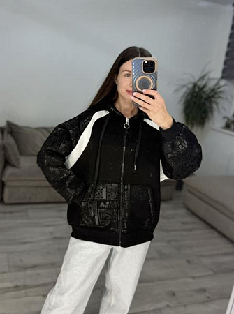 Кофта Спорт S.Style 621 black - делук