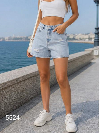Шорты Jeans Style 5524 l.blue - делук