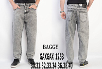 Джинсы Basanjiu 1253 grey - делук