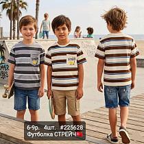Футболка Amz 225628 brown - делук
