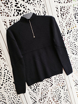 Свитер Lora LR966 black - делук