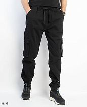Джоггеры Basanjiu L32 black - делук