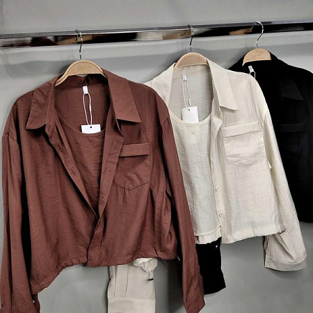 Рубашка Style Nadezhda 9590 beige - делук