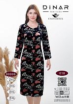 Халат Annet DO9006-18 black - делук