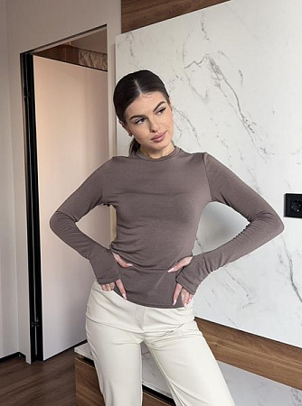 Свитер Arina 1677 brown - делук