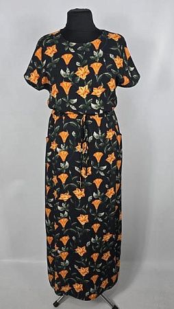 Платье Bugrova B60 black - делук
