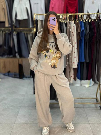 Костюм Спорт Arina F271 d.beige - делук