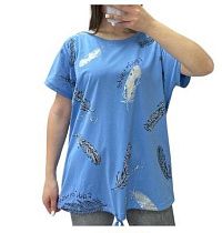 Футболка Elena&Vika 25312 l.blue - делук