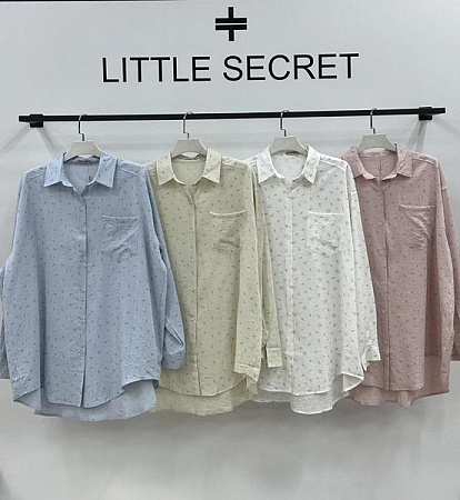 Рубашка Little Secret 3377 l.blue - делук