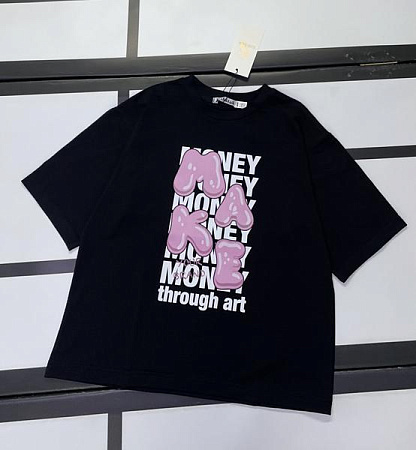 Футболка Kosmy 520-25 black - делук