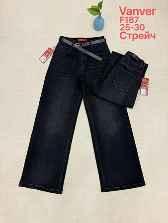 Джинсы Vanver F187 black - делук