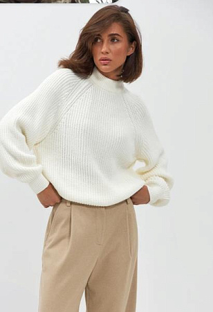 Свитер Lora 4494 white - делук