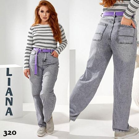 Джинсы Liana Denim 320 grey - делук