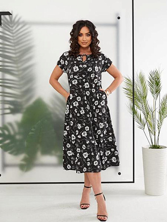 Платье Deliv 557 black - делук