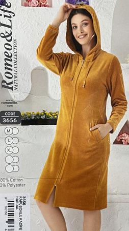 Халат Cotpark 3656 yellow - делук