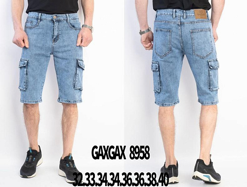 Шорты Basanjiu 8958 l.blue - делук