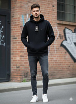 Худи Moranny MR635 black - делук