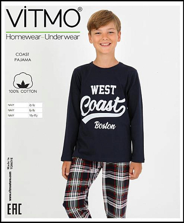 Пижама Disneyopt Kids DK1 navy - делук