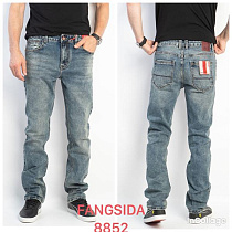 Джинсы Fangsida 8852 l.blue - делук
