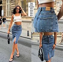 Юбка Jeans Style 4501 l.blue - делук