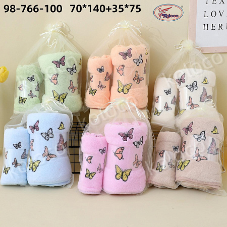 Полотенце Koloco 98-766-100(70*140/35*75) - делук