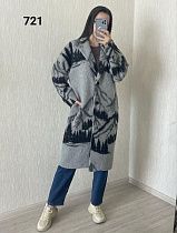 Пальто Fsn 721 grey - делук