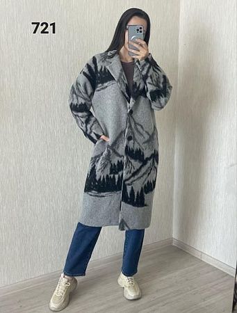 Пальто Fsn 721 grey - делук