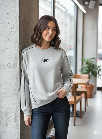 Свитер Newe 82 grey - делук