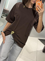 Футболка Comod 0389 chocolate - делук