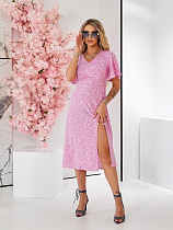 Платье Deliv 563 pink - делук