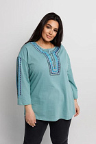 Вышиванка Global GL155 l.blue - делук