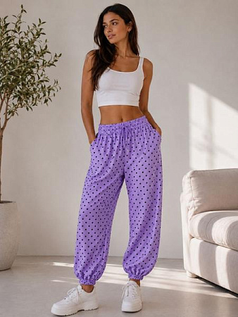 Штаны Arina 3130 lilac - делук