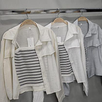 Рубашка Style Nadezhda 2761 grey - делук