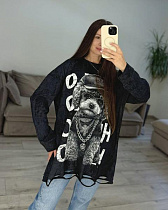 Свитер S.Style 92-2 black - делук