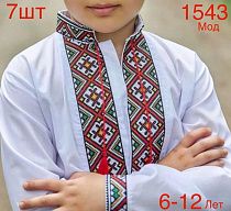 Вышиванка Надийка N1543-3 white - делук