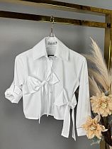 Блузка Delfinka 687 white - делук