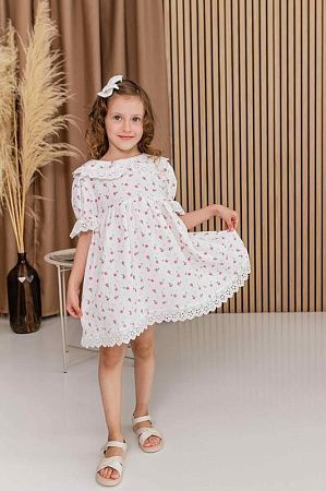 Платье Moda School 7319 white - делук