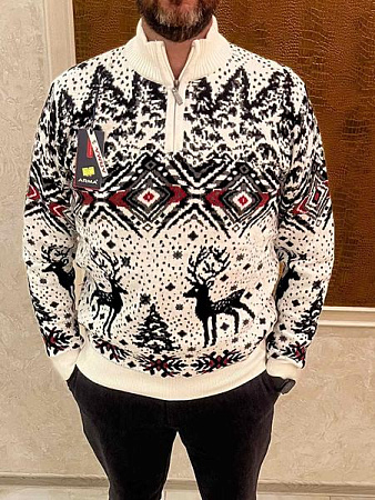 Свитер Nik 56907 white - делук