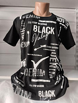 Футболка Panda 1585 black - делук