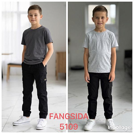 Джинсы Fangsida 5109 black - делук